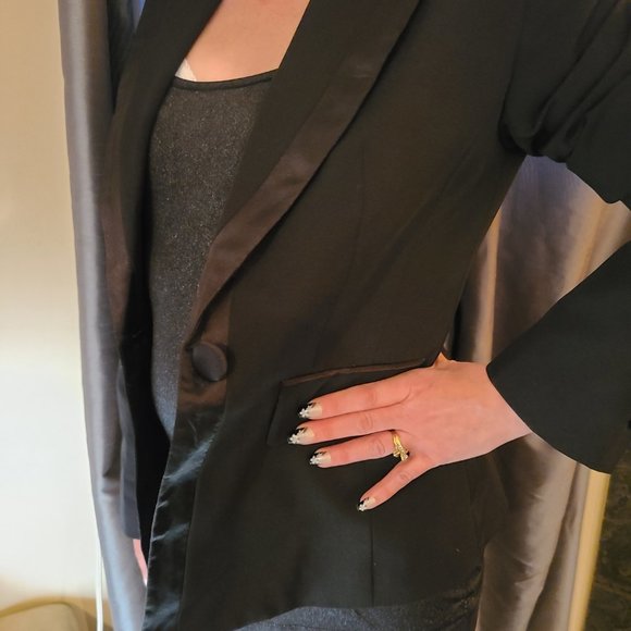 Woman's Tuxedo Jacket Blazer - Picture 1 of 6